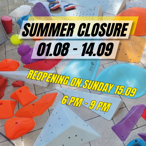 Annual Summer Closure