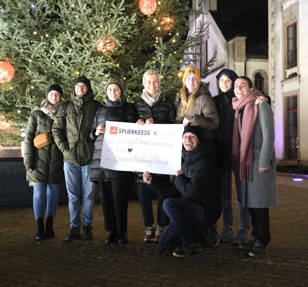 WBF donates €600 to Europa Donna Luxembourg